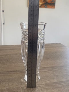 Vintage Tipperary Crystal "Tralee" Fine Cut Flower Vase
