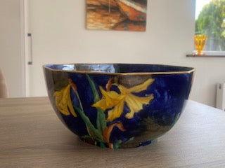 Art Deco Hancock & Sons "Corona Ware" Octagonal Daffodil Bowl