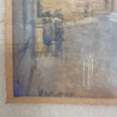 Original Museum-Exhibited Watercolor by Frederick George Hicks FRIAI (1870-1965) – "Verona"