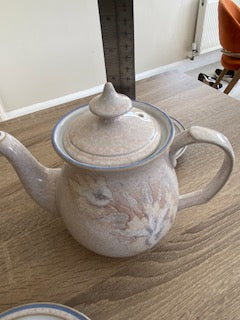 Vintage 1980s Denby "Tasmin" 6-Piece Tea Service