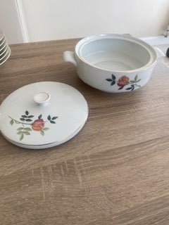 Vintage 1960s Bavarian Scherzer 21-Piece Dinner Service