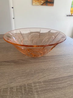 Vintage 1970s Arcoroc France "Rosaline" Pink Glass Dessert Set