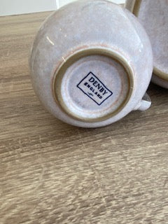 Vintage 1980s Denby "Tasmin" 6-Piece Tea Service