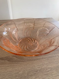 Vintage 1970s Arcoroc France "Rosaline" Pink Glass Dessert Set